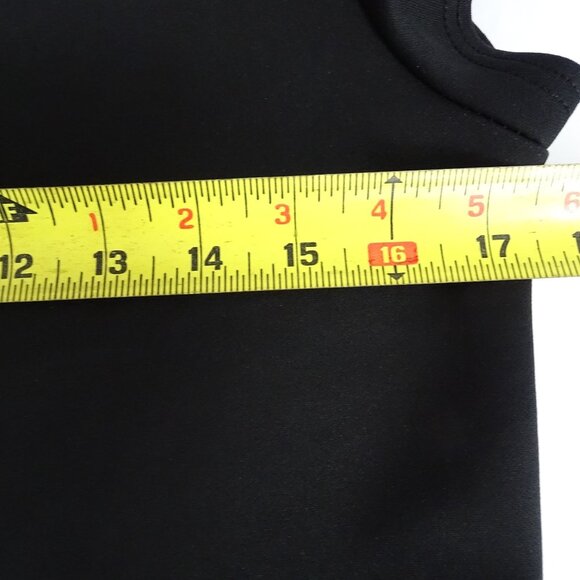 Charlotte Russe Black White Stripe Pleated Dress Women Size XL with Keyhole Back - Picture 7 of 9